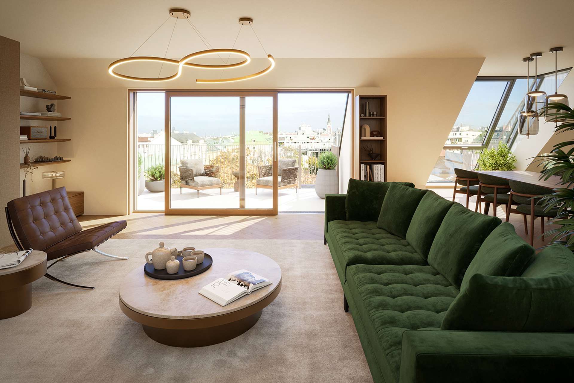 Einzigartige Signature Wohnung inkl. Dachterrasse mit Blick auf Stephansdom & Karlskirche