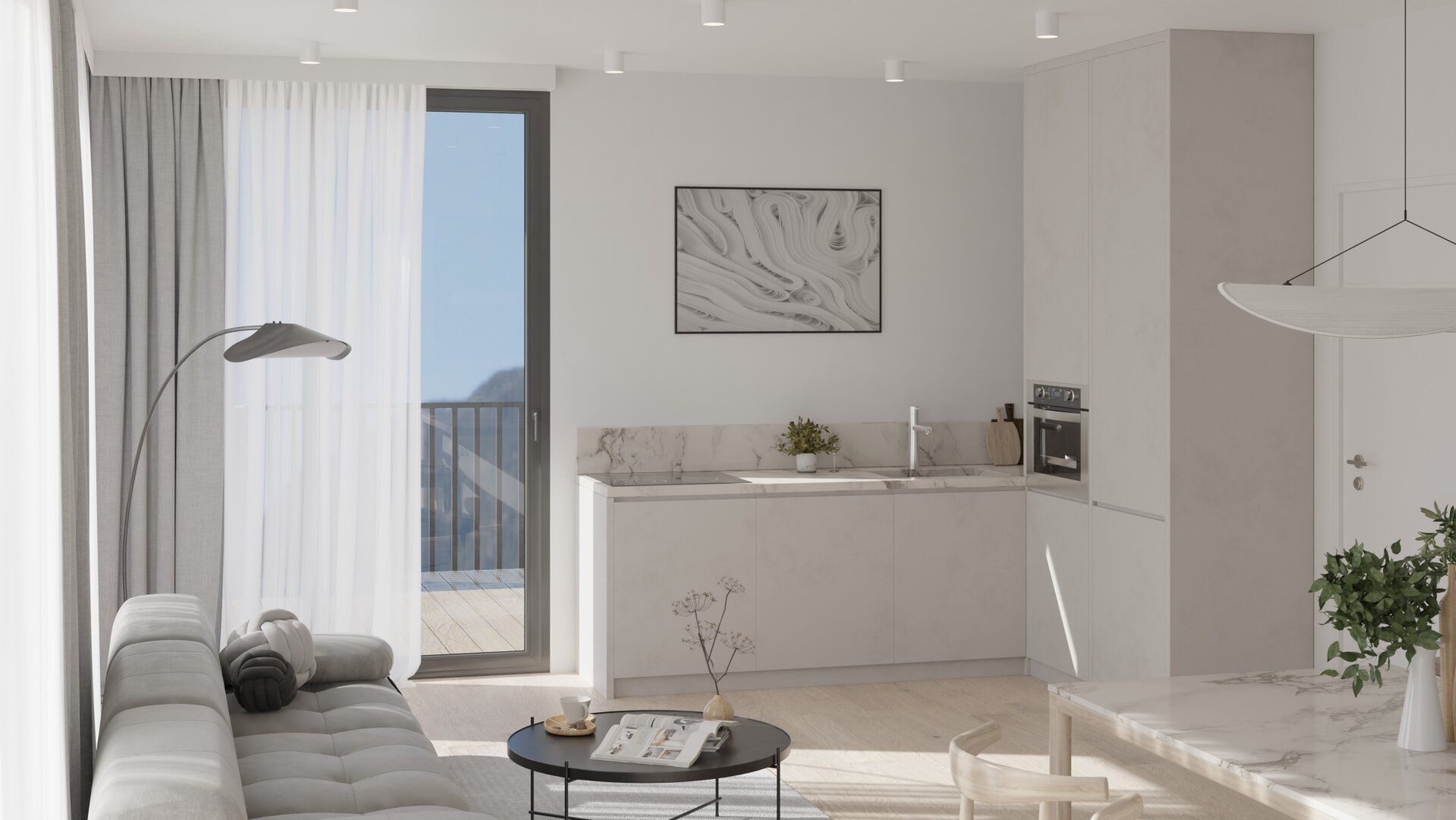 Provisionsfreie Traumhafte 3-Zimmer-Wohnung in Salzburg: Erstbezug mit Balkon und modernster Ausstattung! - Ansicht 6