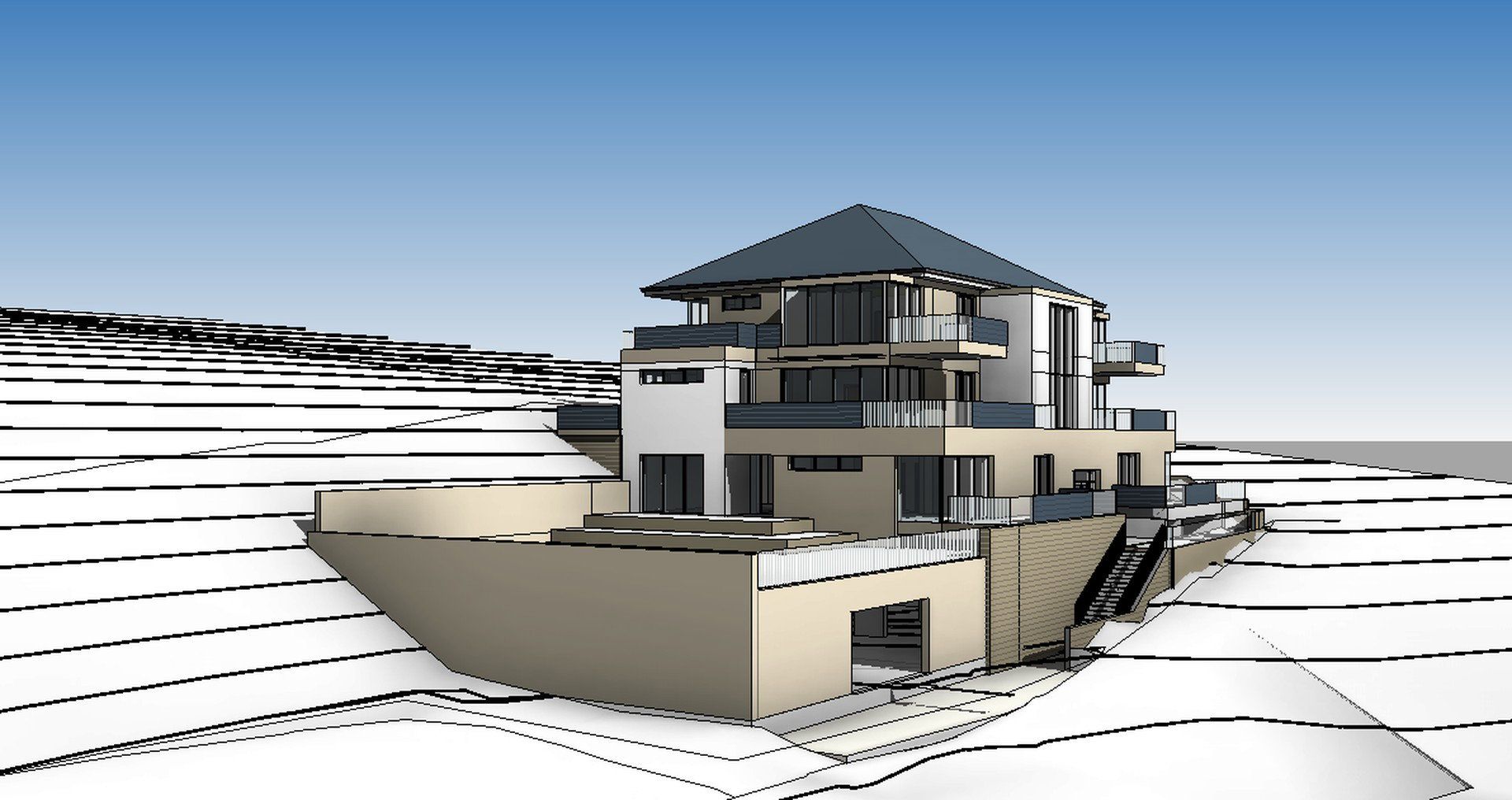 Preis reduziert: Baureifes Projekt mit 7 genehmigten Wohnungen in Altlengbach - provisionsfrei - Ansicht 2