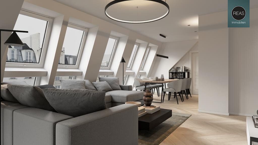 Erstbezug: Atemberaubendes Luxus Dachgeschoss - Apartment (klimatisiert) mit 3 Terrassen im trendigen Ottakring!