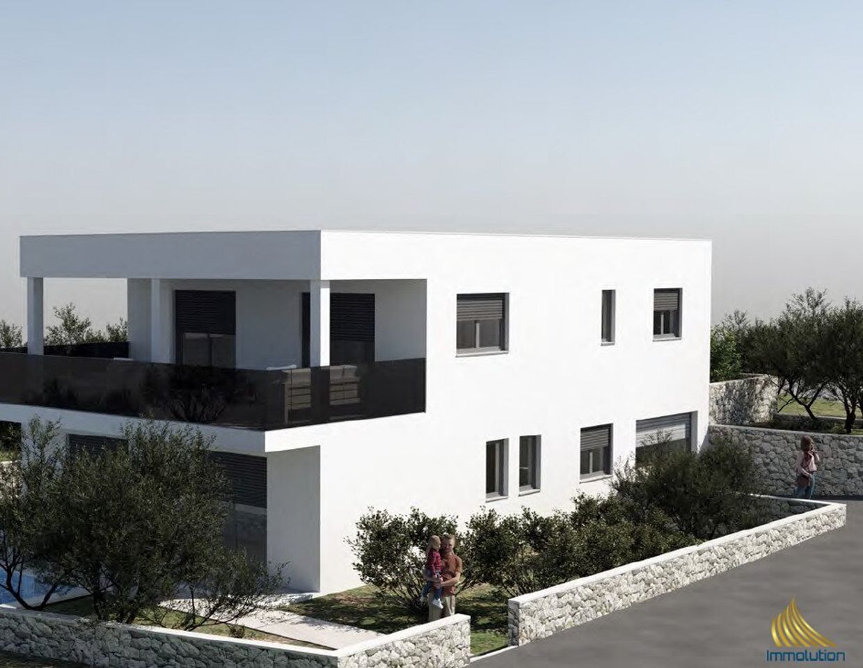 Neubau Villa mit TOP Fernblick - 5 Minuten zum Meer!