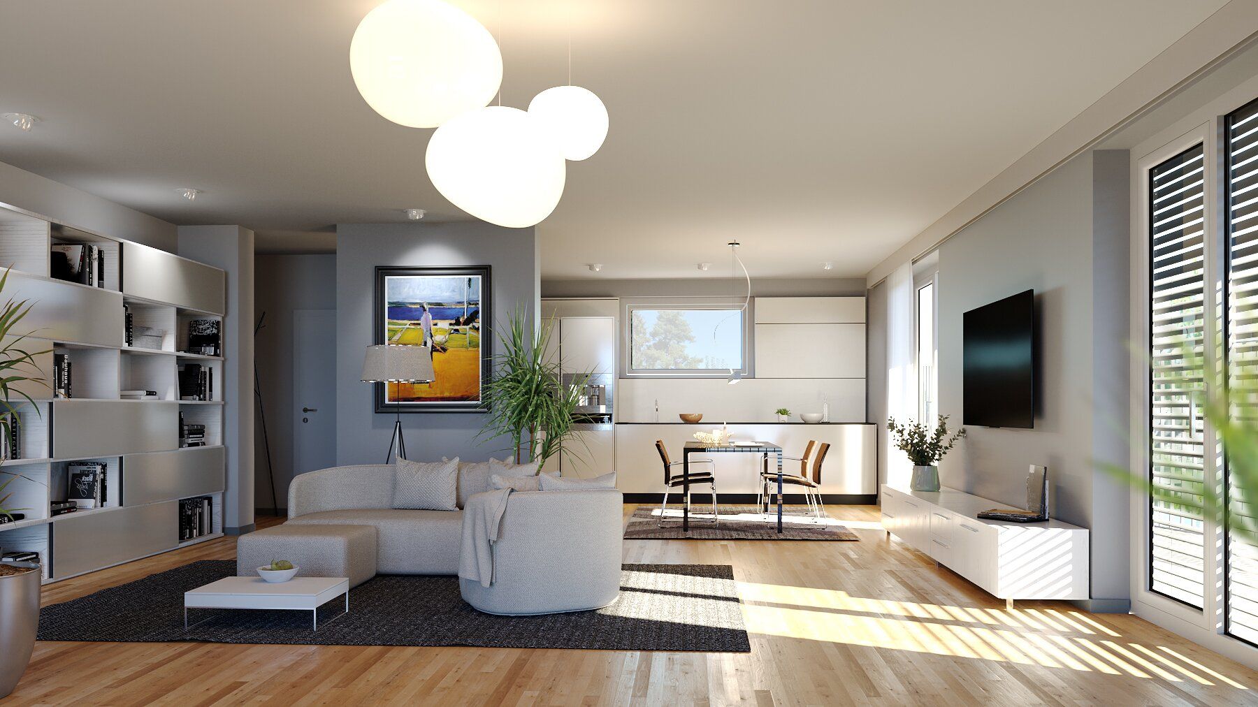 Urbanes Wohlfühl-Ambiente: 3-Zimmer-Wohnung mit Balkon in Eggenberg