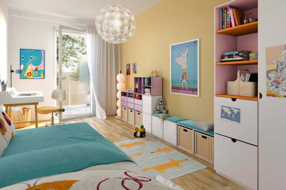 Hof am Park - 3-Zimmer-Wohnung mit Balkon & Ost-West-Ausrichtung - Top 1.55