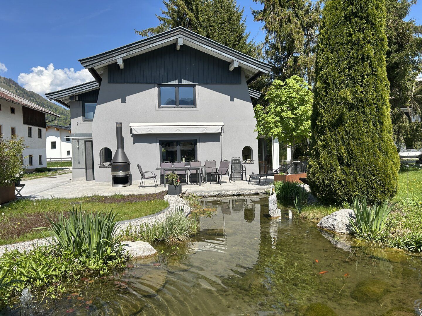Charmantes Einfamilienhaus mit Garten & Teich - Kössen | Eingetragenes Wohnrecht im Preis berücksichtigt