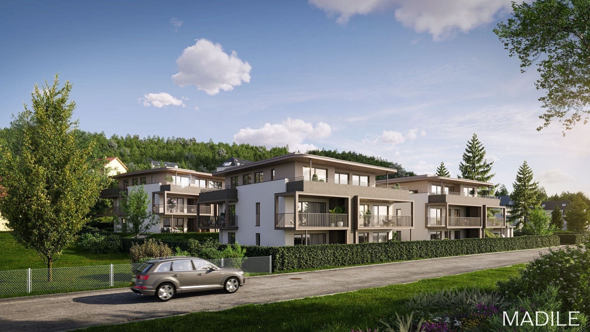 Kreuzbergl Villen -3 Zimmer Wohnung - Ein Projekt von MADILE