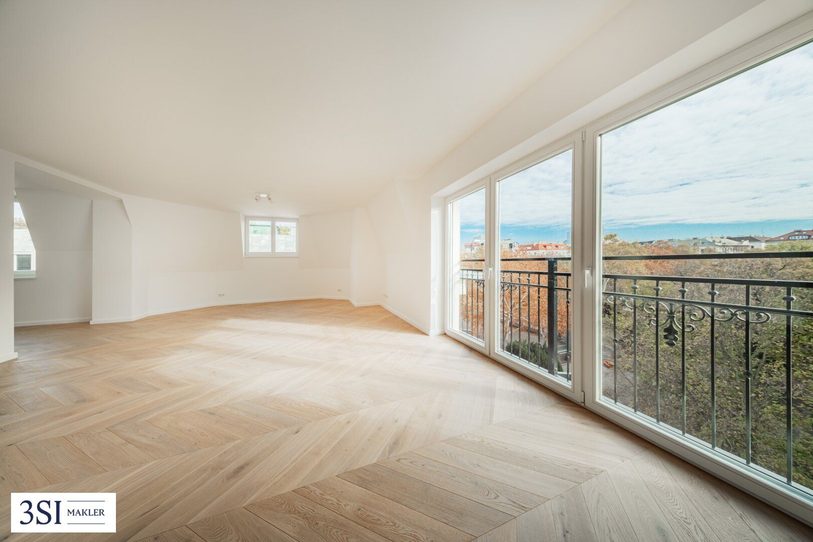 Luxus-Dachgeschoss-Wohnung in exklusiver Lage - 172 m² mit Dachterrasse und Panoramablick über Wien