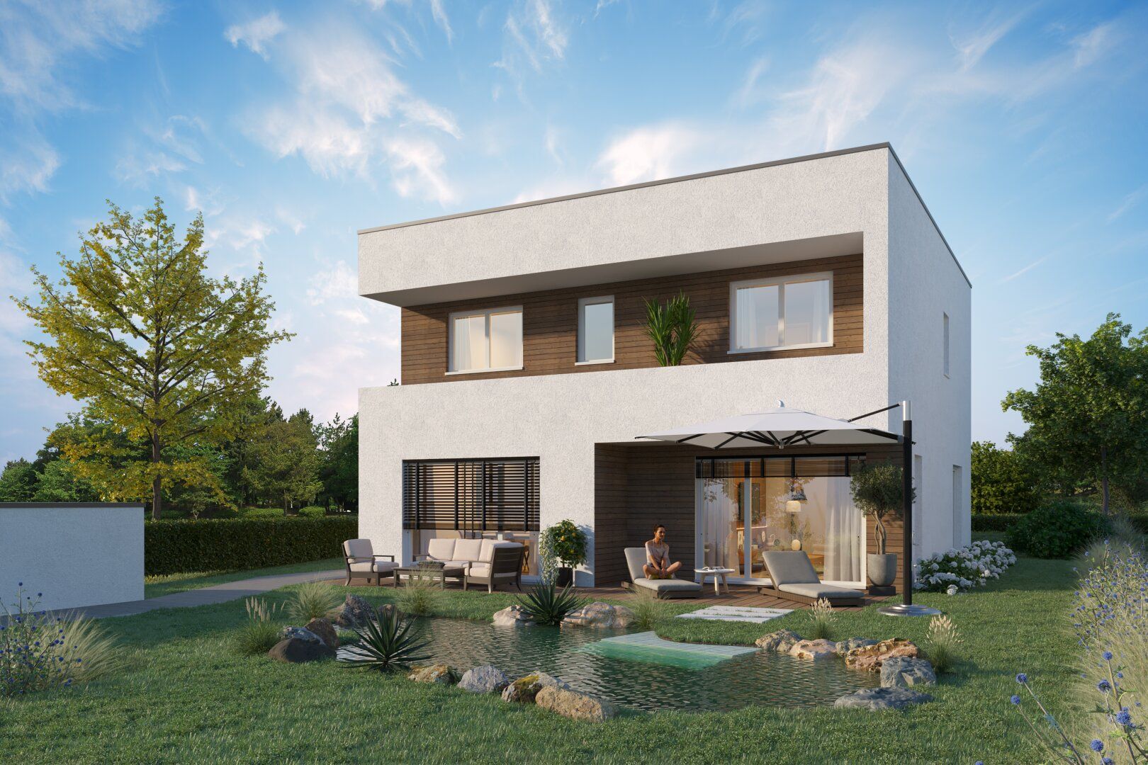 Wohnidylle in Wilhering - Großzügig geplantes Einfamilienhaus mit Garage - moderne Architektur