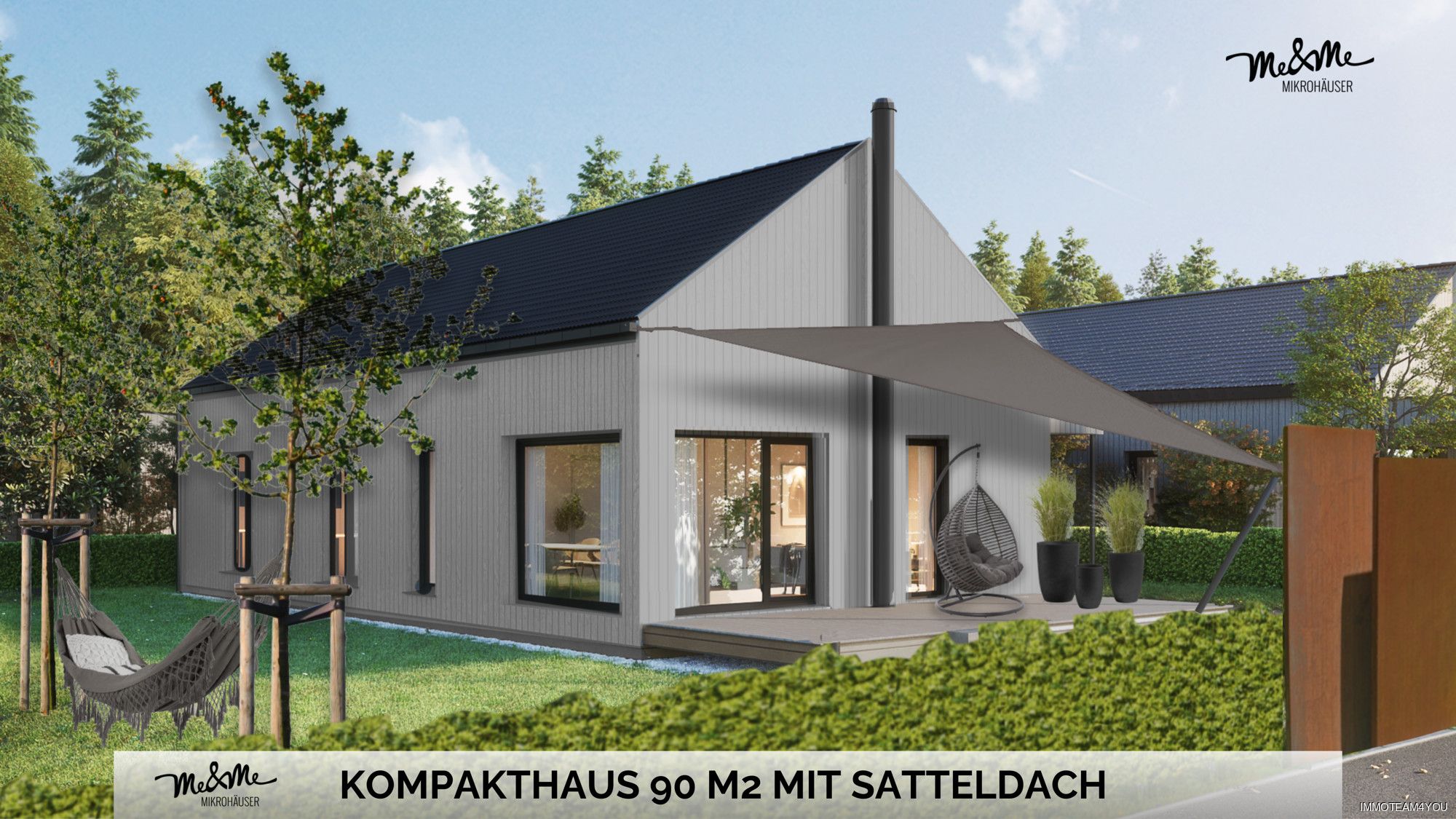 Dein ME & ME Mikrohaus 90 m2 mit 3 Zimmer Weniger ist mehr! Made in Austria!