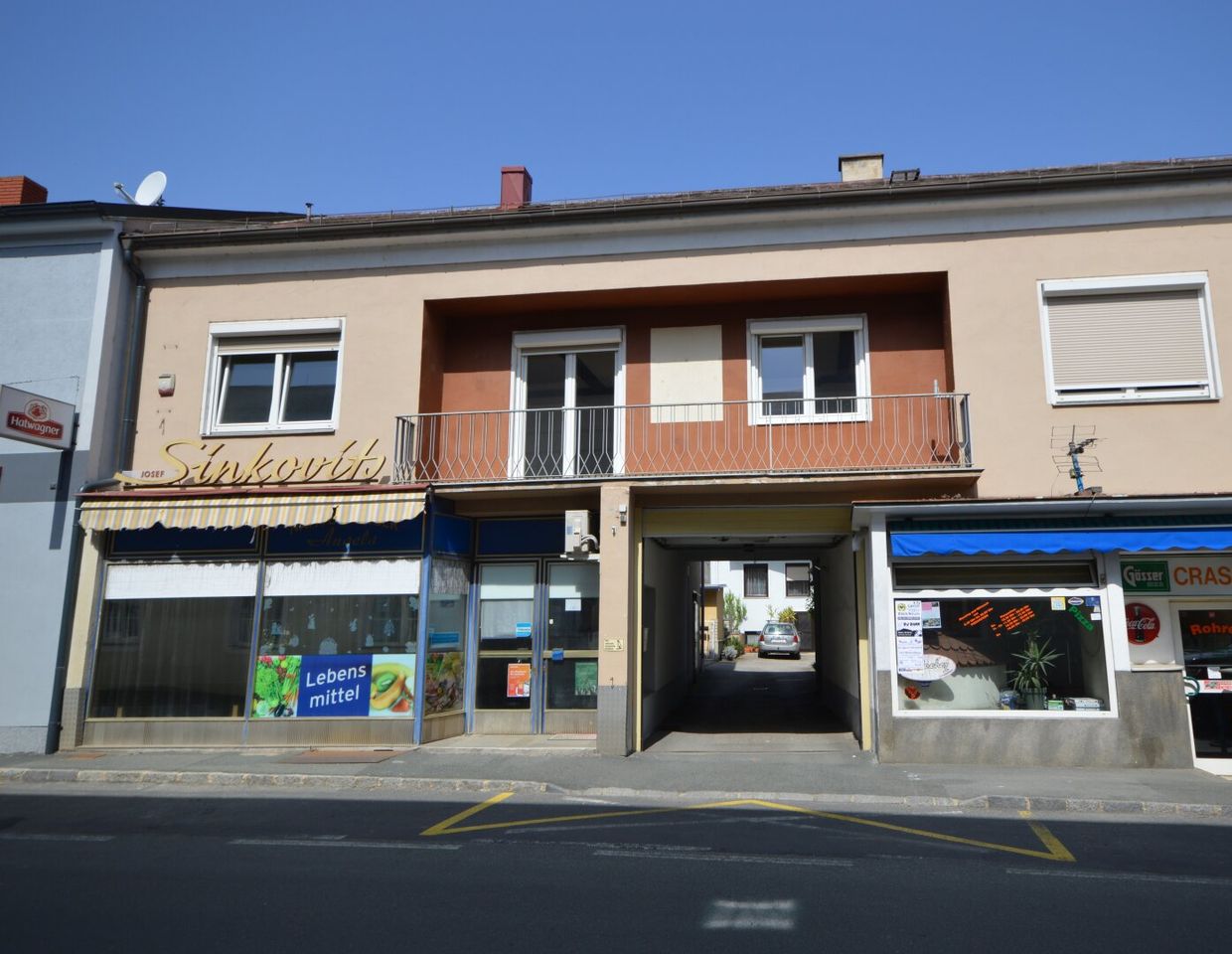 Stadthaus mit Geschäftsbereich und Wohnung, Rechnitz, Südburgenland