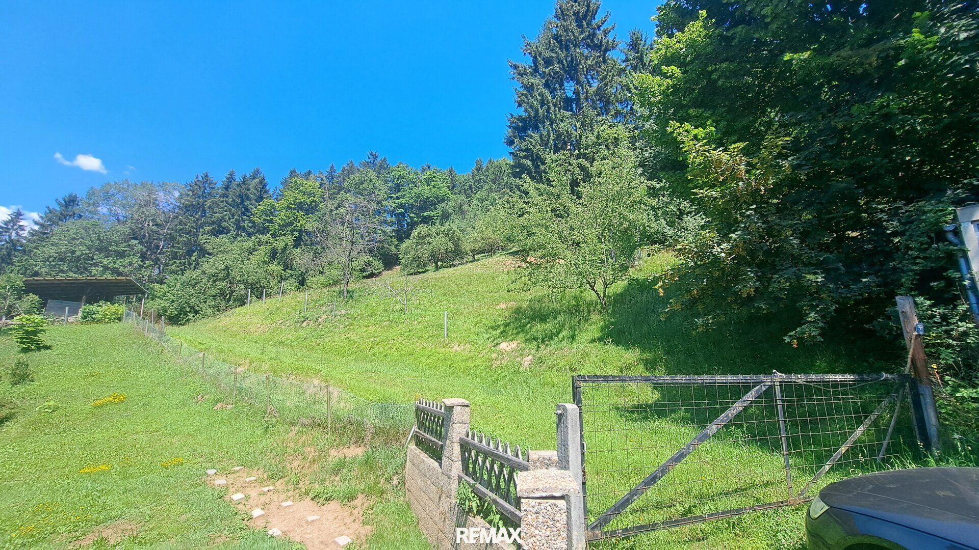 Sonniges Baugrundstück in Panoramalage Nähe LKH Bruck/Mur - Ansicht 2