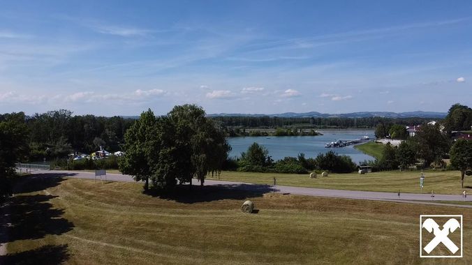 Wallsee Flugaufnahme