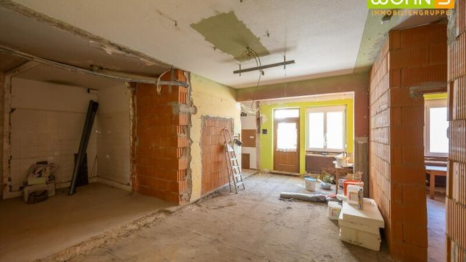 Innenansicht - Baustelle im EG