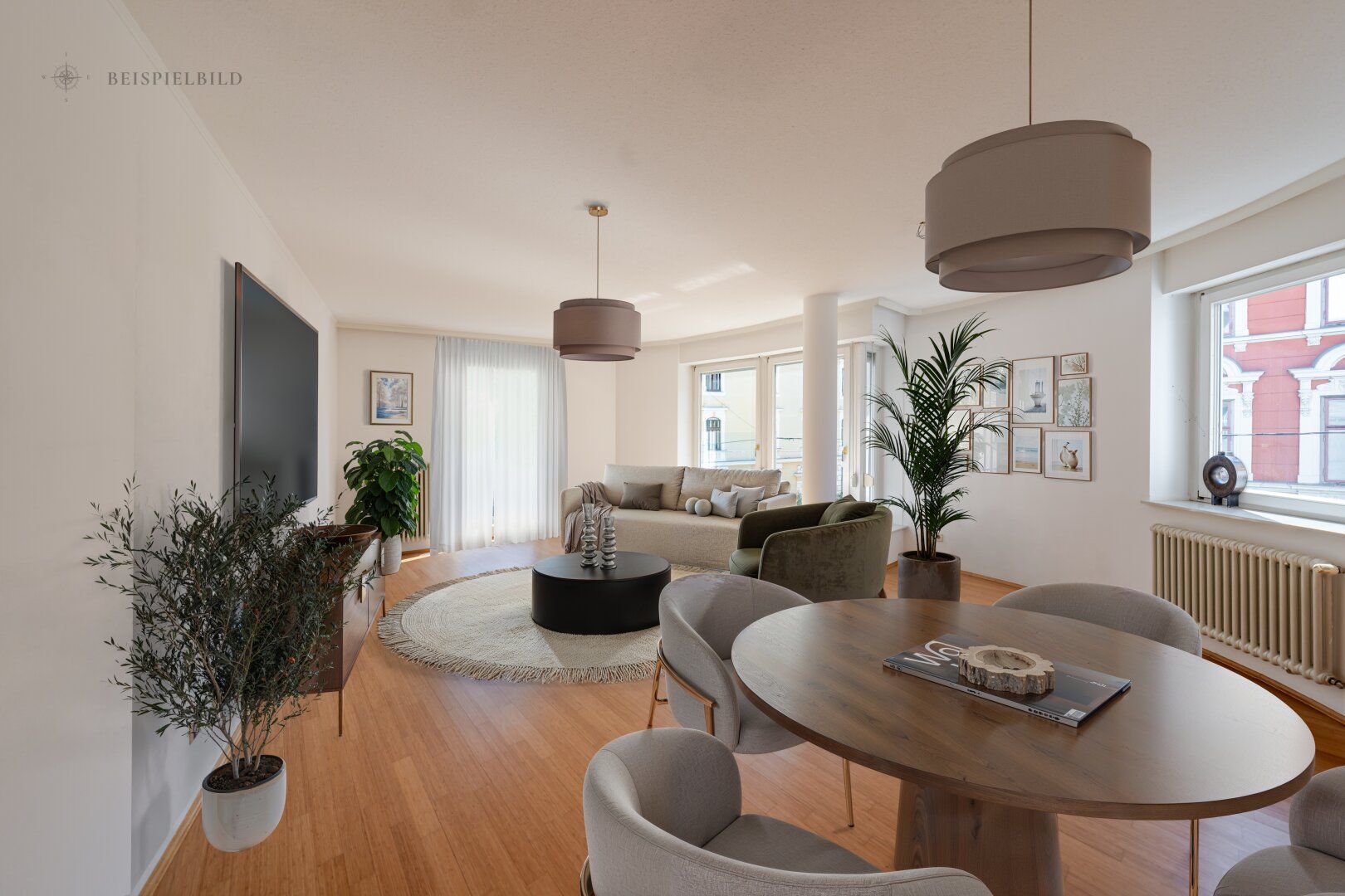 Geidorf: Wohnen mit Stil - Großzügige 3-Zimmer-Wohnung mit Balkon & Tiefgarage