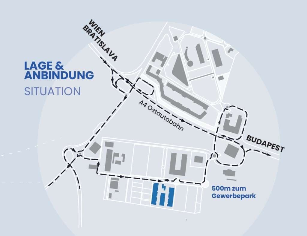 Ihr Standort für Produktion, Gewerbe, Lager oder Büro in Neusiedl am See - ab 1207 m² Nutzfläche - Mehr