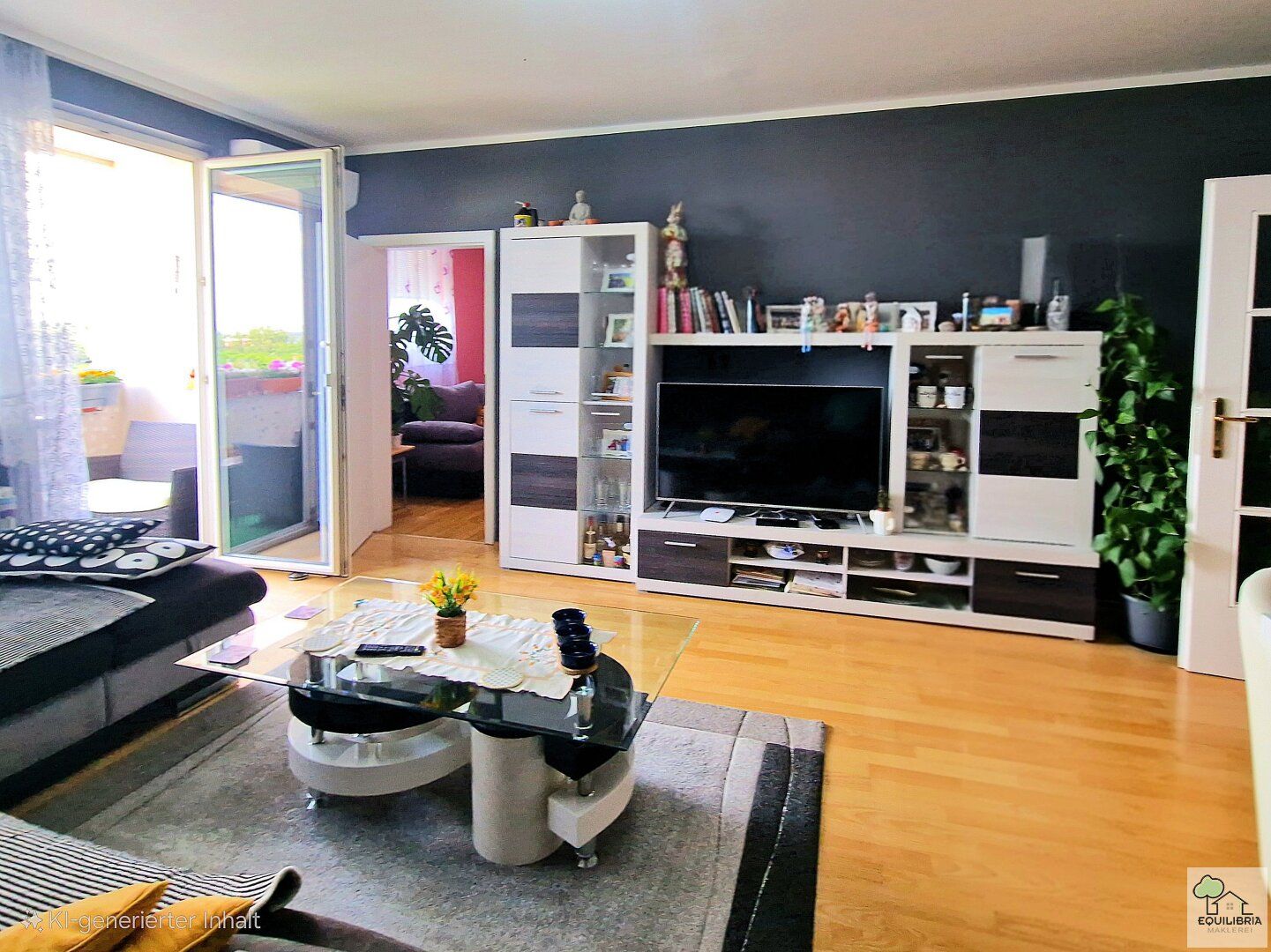TOP-PREIS **HELLE 3-ZIMMER-WOHNUNG (77m²) IN BADEN MIT LOGGIA UND FERNBLICK**