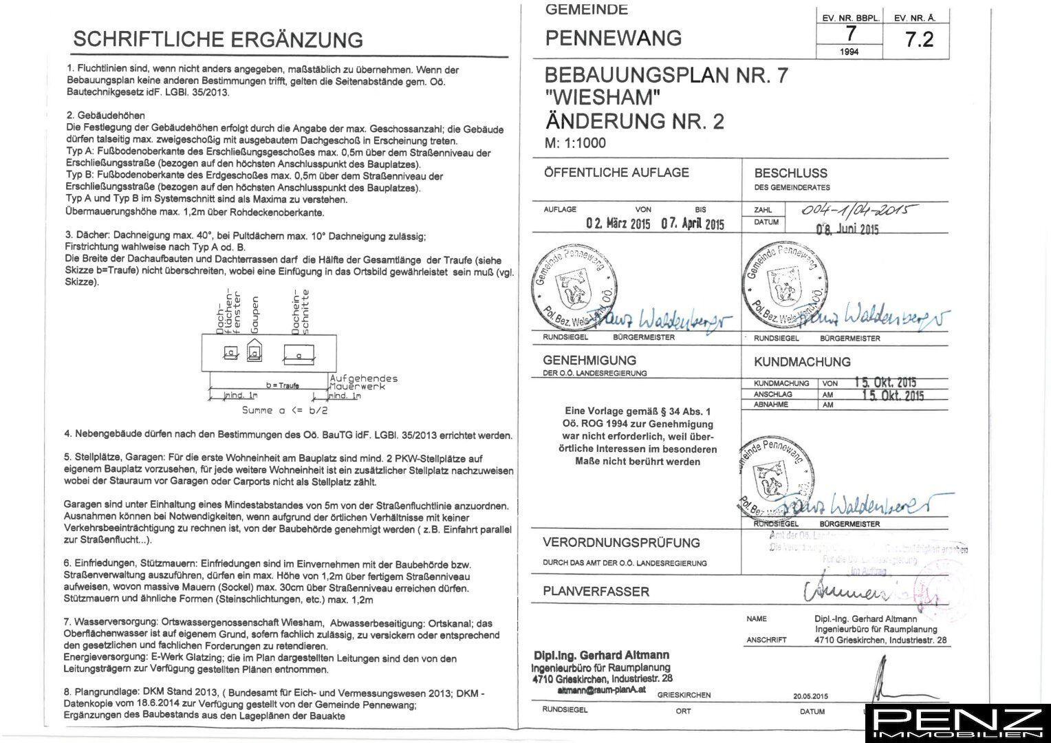 PENNEWANG: Traumhaftes Baugrundstück mit 3207m² und atemberaubendem Blick! - Ansicht 3