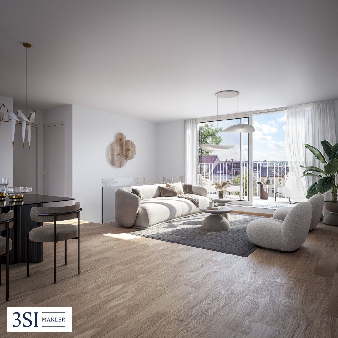 Moderne Mietwohnung Nähe Kutschkermarkt! 2-Zimmer-Erstbezug mit Balkon