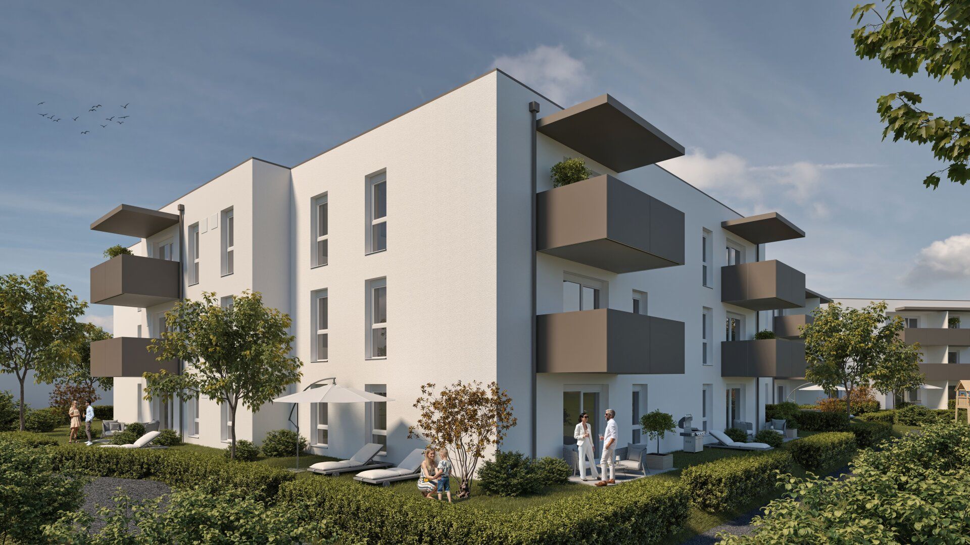 ERSTBEZUG! 2. Quartal 2026: Moderne 3-Zimmer-Wohnung mit Garten, Terrasse, Garage & Stellplatz in Attnang-Puchheim!