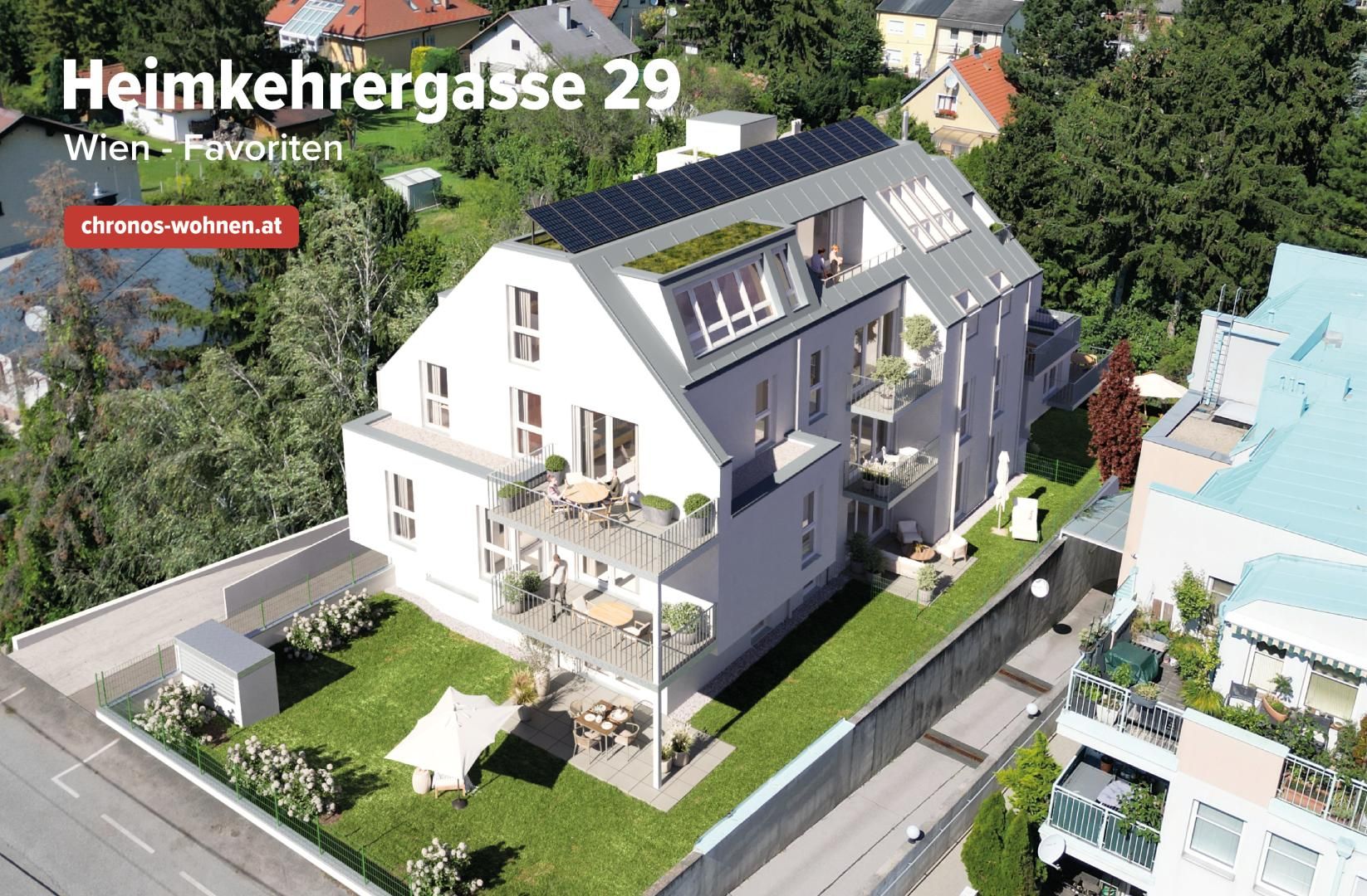 BAUBEGINN ERFOLGT! Neubauwohnung mit großem Südbalkon zwischen Löwygrube und Kurpark Oberlaa!