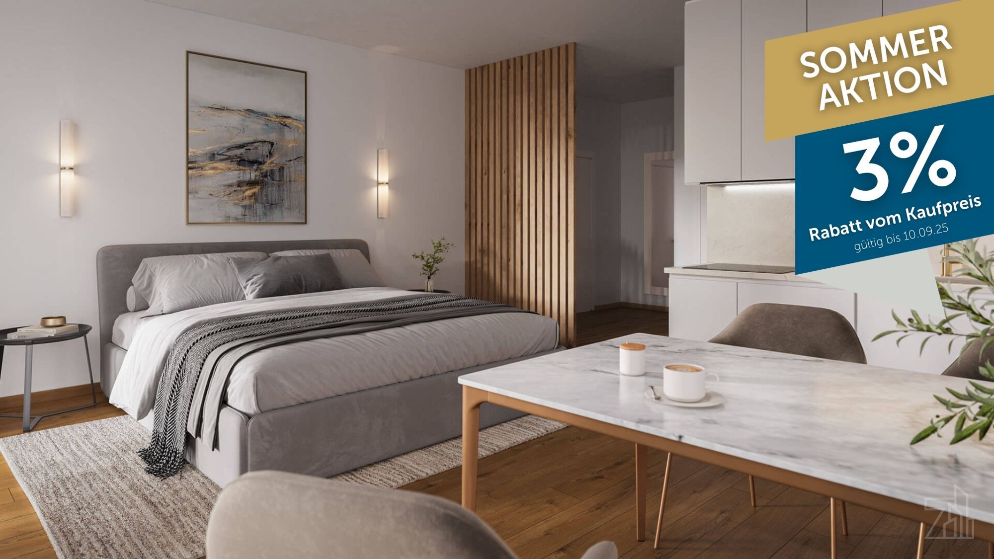 Ruhige, südseitige 1-Zimmer Gartenwohnung | Nähe Hirschstettner Aupark