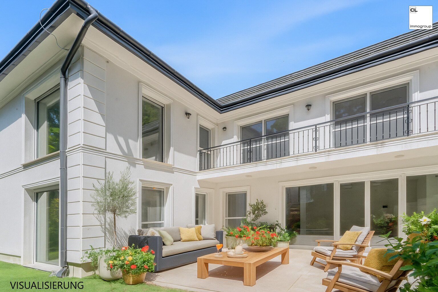 Designvilla mit Eleganz, Licht und Weitblick - höchster Wohnkomfort in nobler Lage