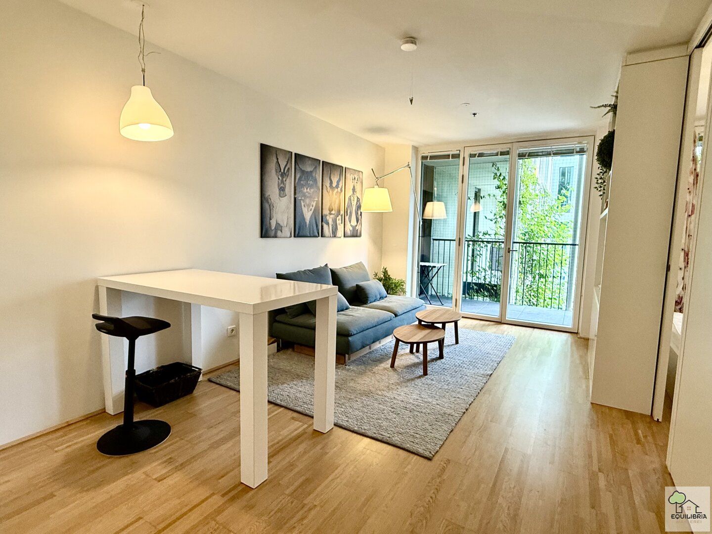 Design trifft Funktion - stilvolle 1,5-Zimmer-Wohnung im begehrten Viertel Zwei neben der WU Wien