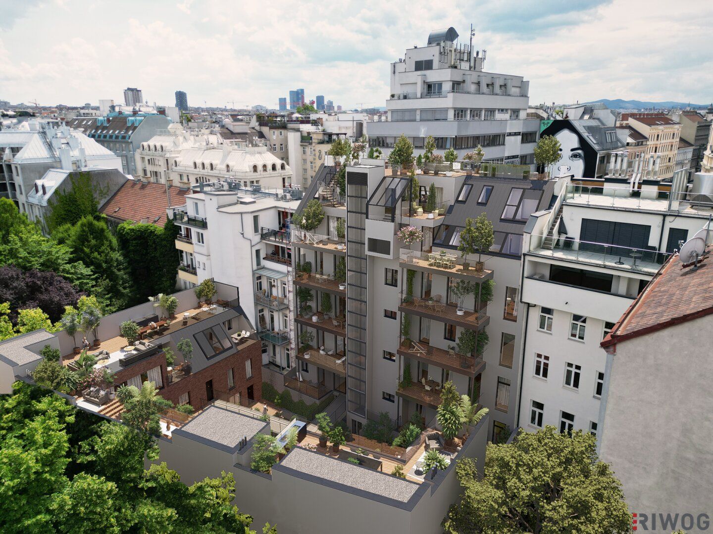 GROHGASSE 10 | großzügig geplante 4-Zimmer Altbauwohnung mit Innenhofbalkon | Fernwärme plus Fußbodenkühlung