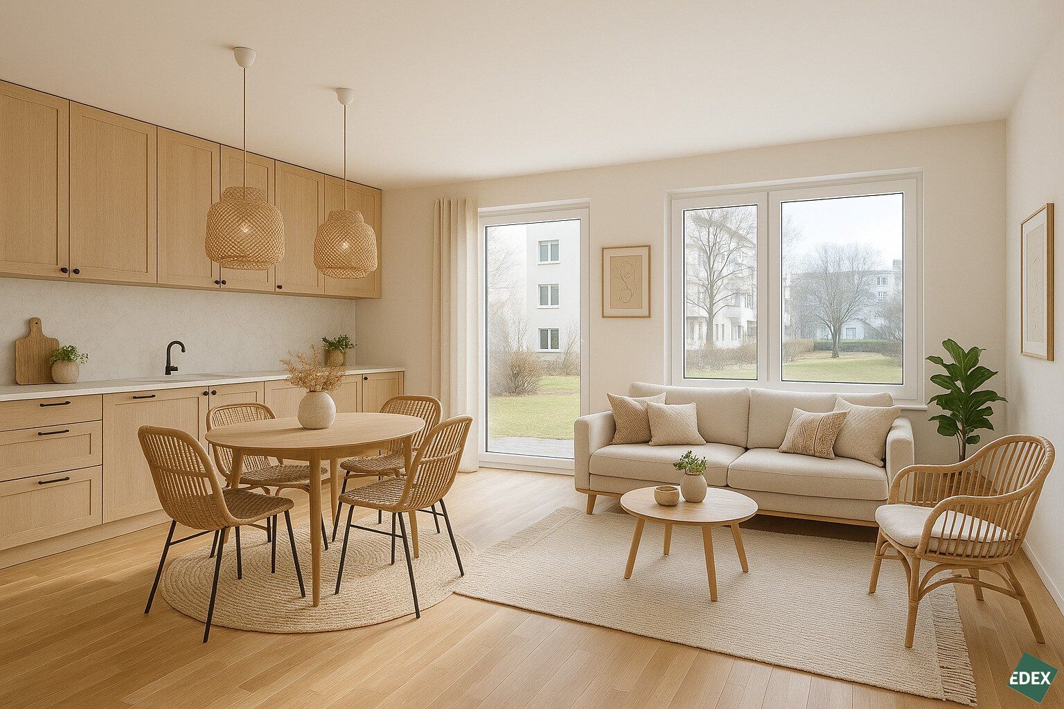 ERSTBEZUG | Sonnige 3-Zimmer-Maisonette-Wohnung mit Garten
