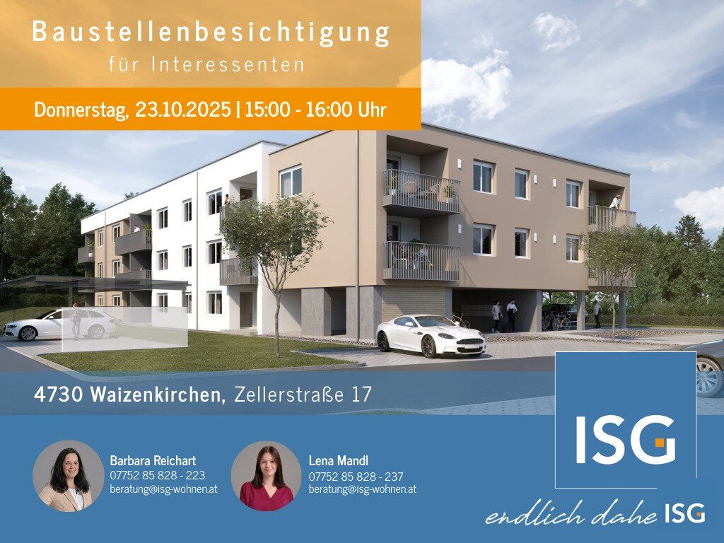 3-Zimmer Wohnung im EG mit Carport, Top 4, Miete mit Kaufoption! NEUBAU - Erstbezug