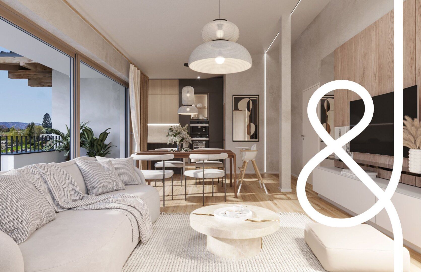 3-ZIMMER DACHGESCHOSSWOHNUNG MIT BLICK IN DIE BAUMKRONEN
