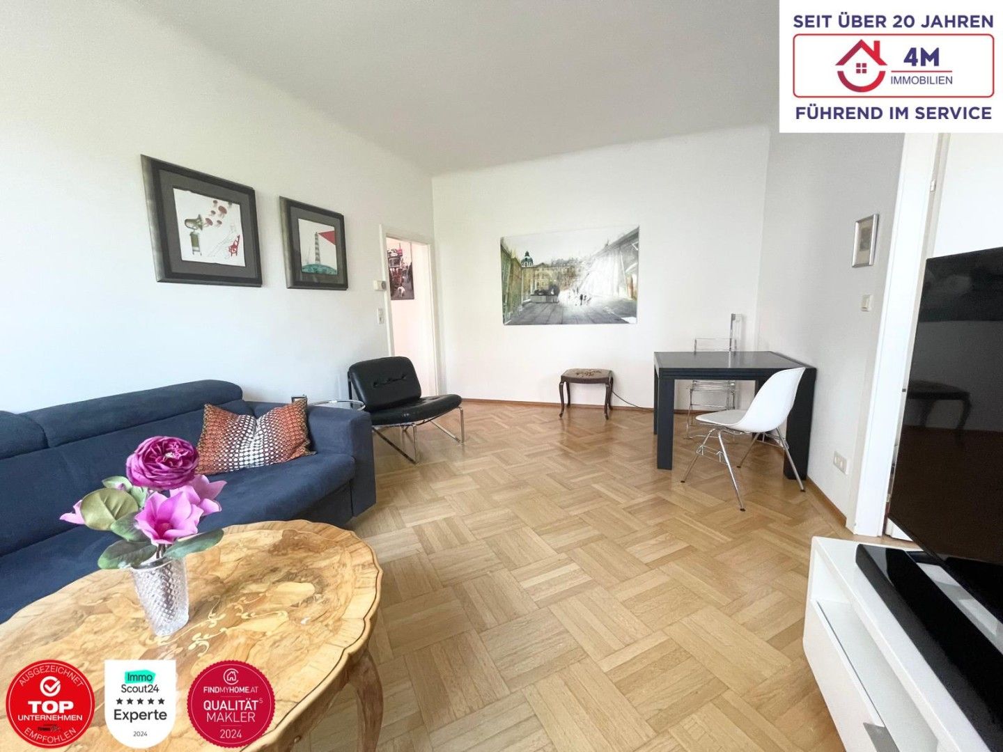 Ruhige Innenhofwohnung mit grünem Blick, zentrumsnah und voller Charme!
