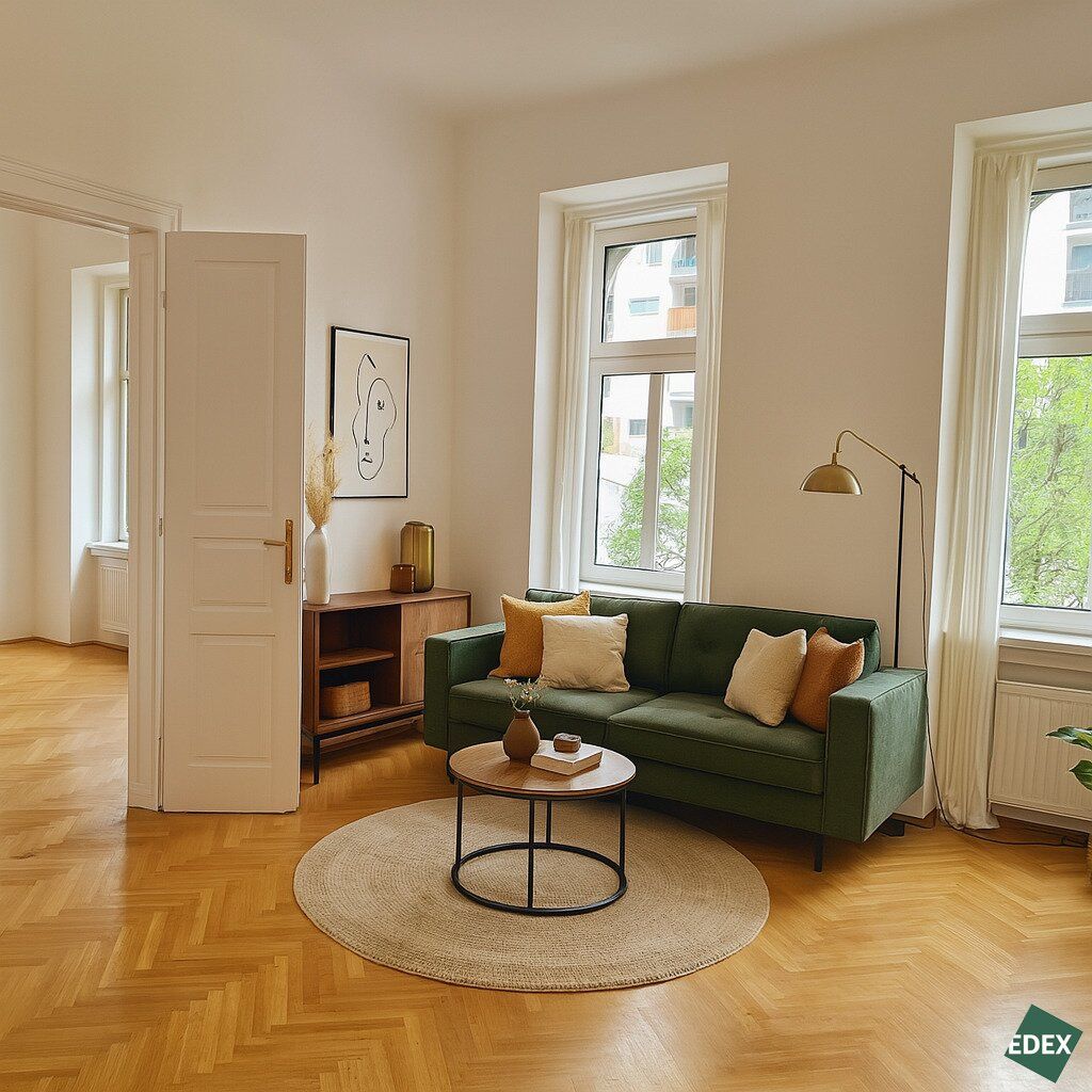 Schöne 2-Zimmer-Altbau-Wohnung mit Balkonmöglichkeit