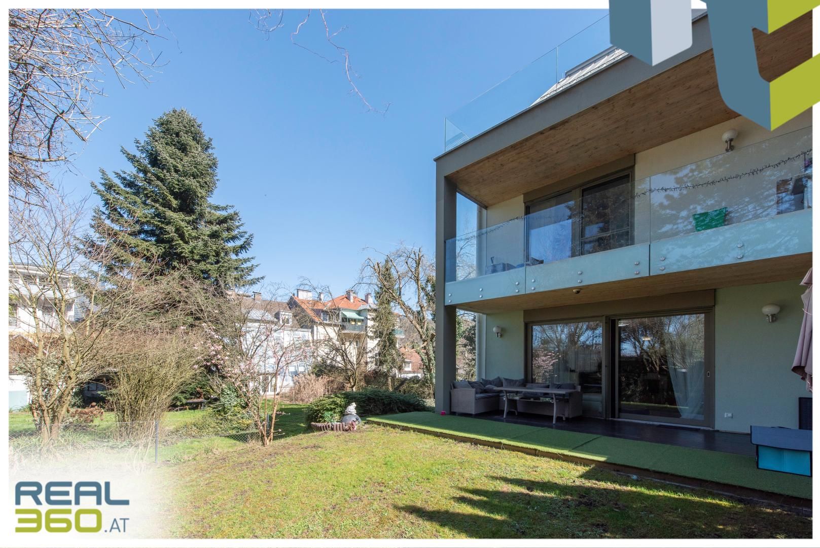 Neuwertige Familienwohnung mit Garten nahe Donaustrand Margarethen!