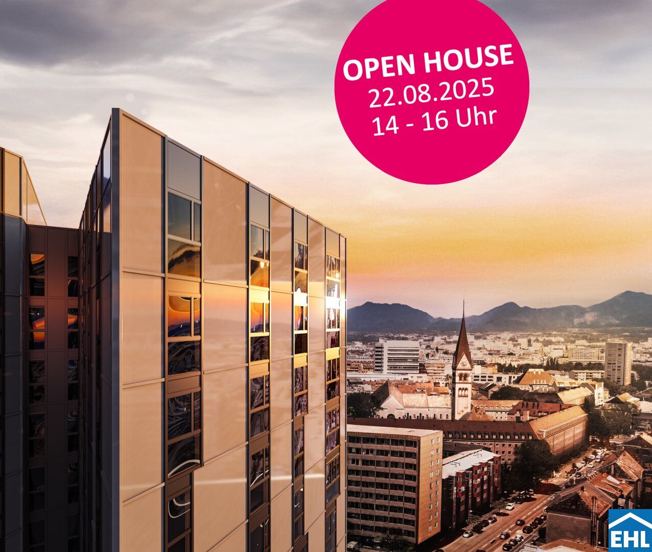 OPEN HOUSE AM FREITAG 22.08 von 14.00 Uhr bis 16.00 Uhr - Bulgariplatz 11 OHNE VORANMELDUNG