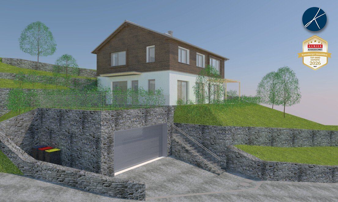 Grundstück mit Baubewilligung für Einfamilienhaus - Ansicht 4