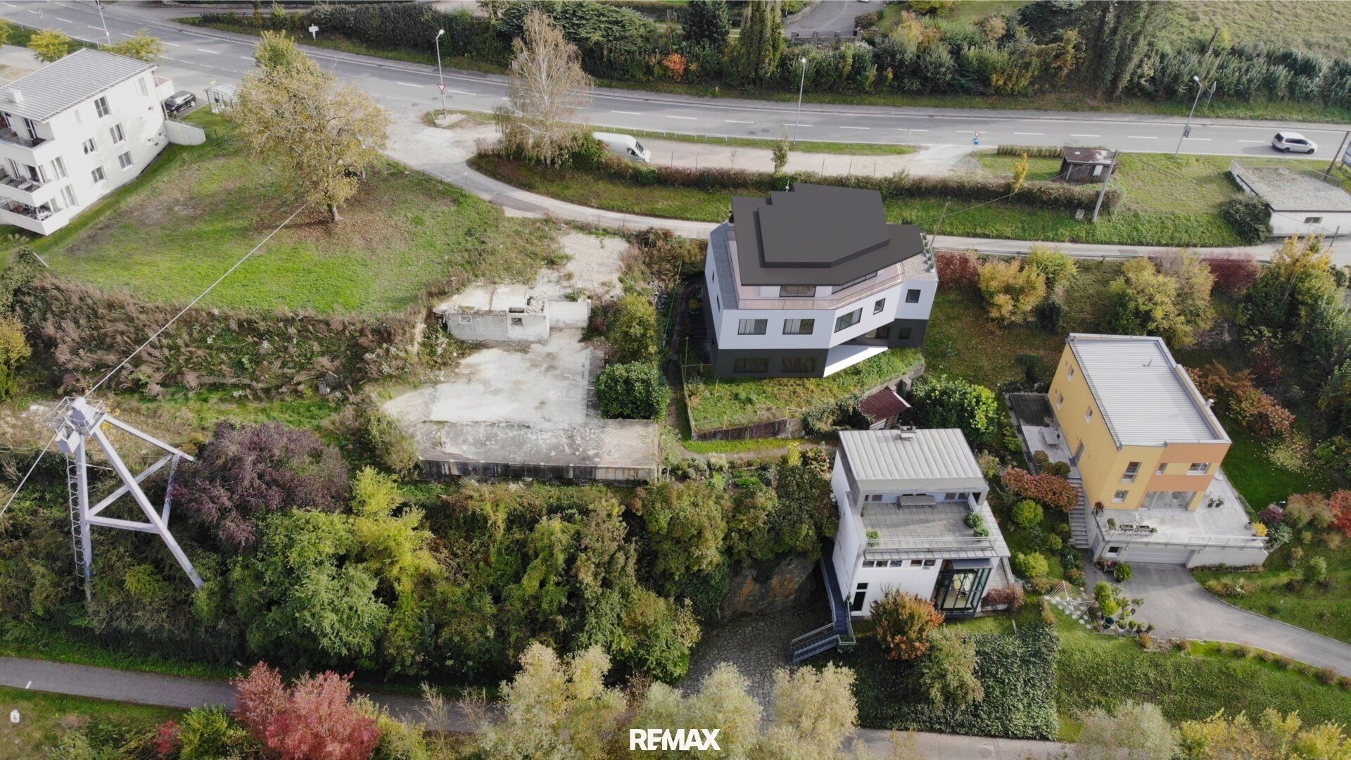 Exklusives Baugrundstück an der Donau mit fertigem Einfamilienhaus-Projekt - Ansicht 5