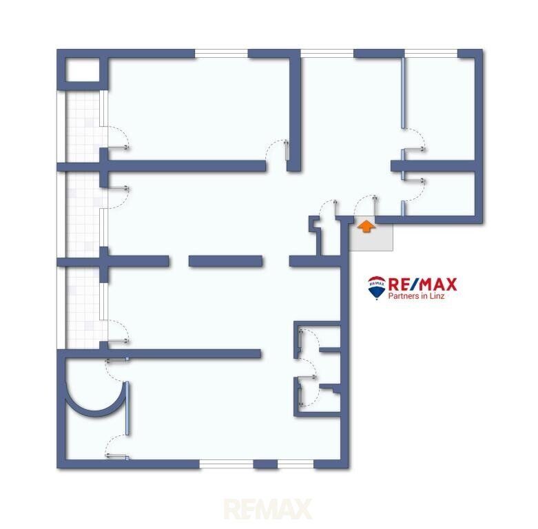 Repräsentatives Büro nahe Innenstadt - mit drei Loggien - Ansicht 4