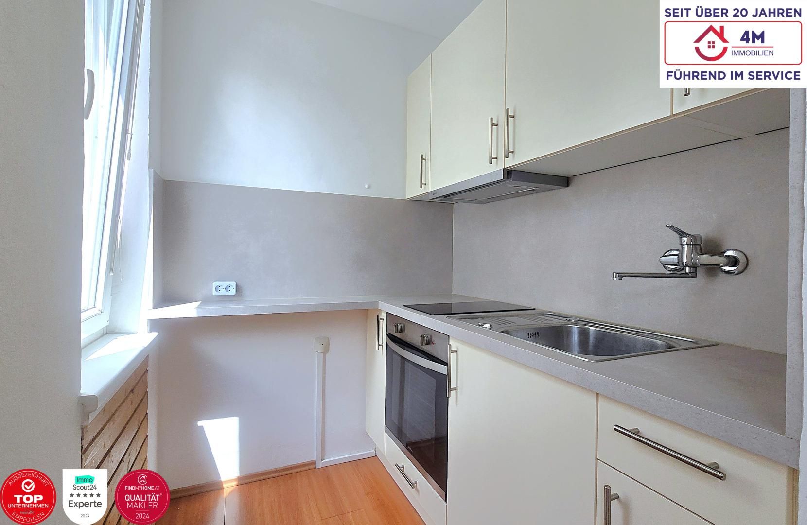 1-Zimmer-Neubauwohnung - nur 200 m von der Millennium City