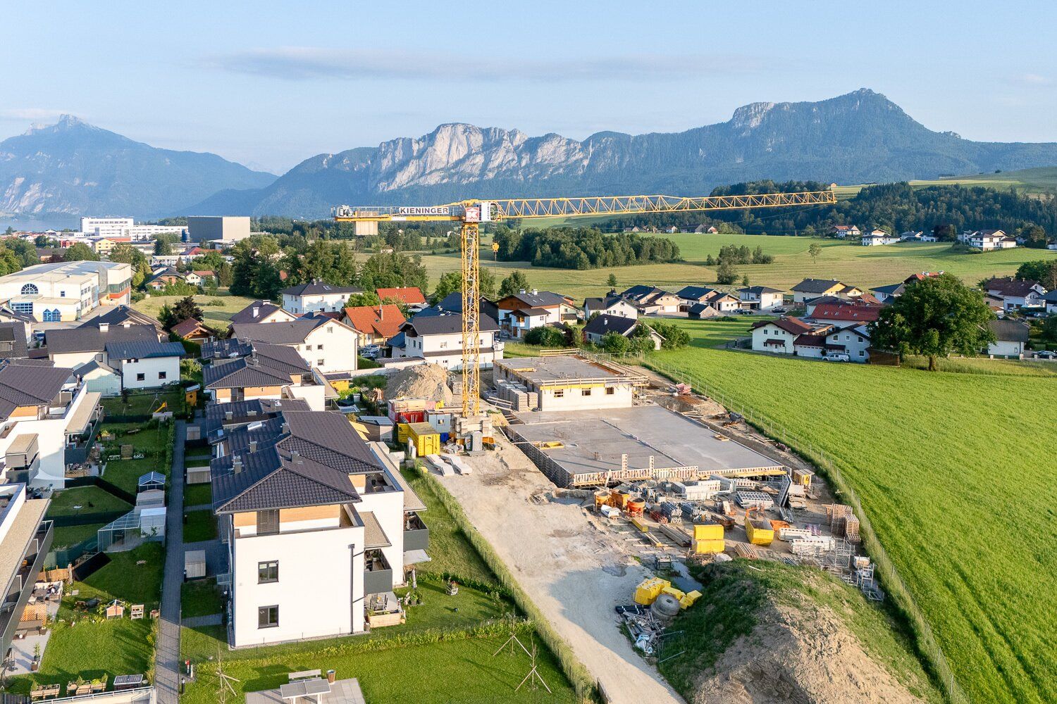 BAUSTART ERFOLGT - PROVISIONSFREI! Exklusive 3 Zi. Wohnung mit großem Sonnenbalkon in Mondsee - BAURECHTOBJEKT