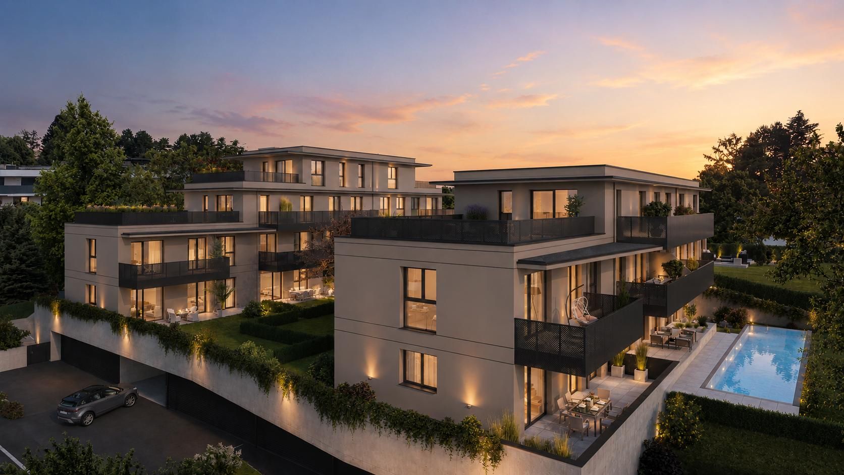 2 herbergja, 72 m²