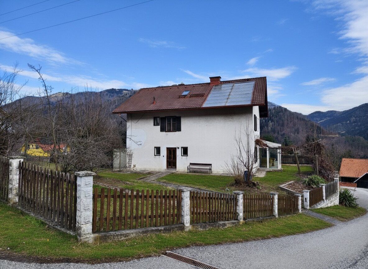 Wohnen mit Weitblick in Pernegg/Kirchdorf - Großzügiges Haus in erhöhter Aussichtslage mit Doppelgarage - View 4