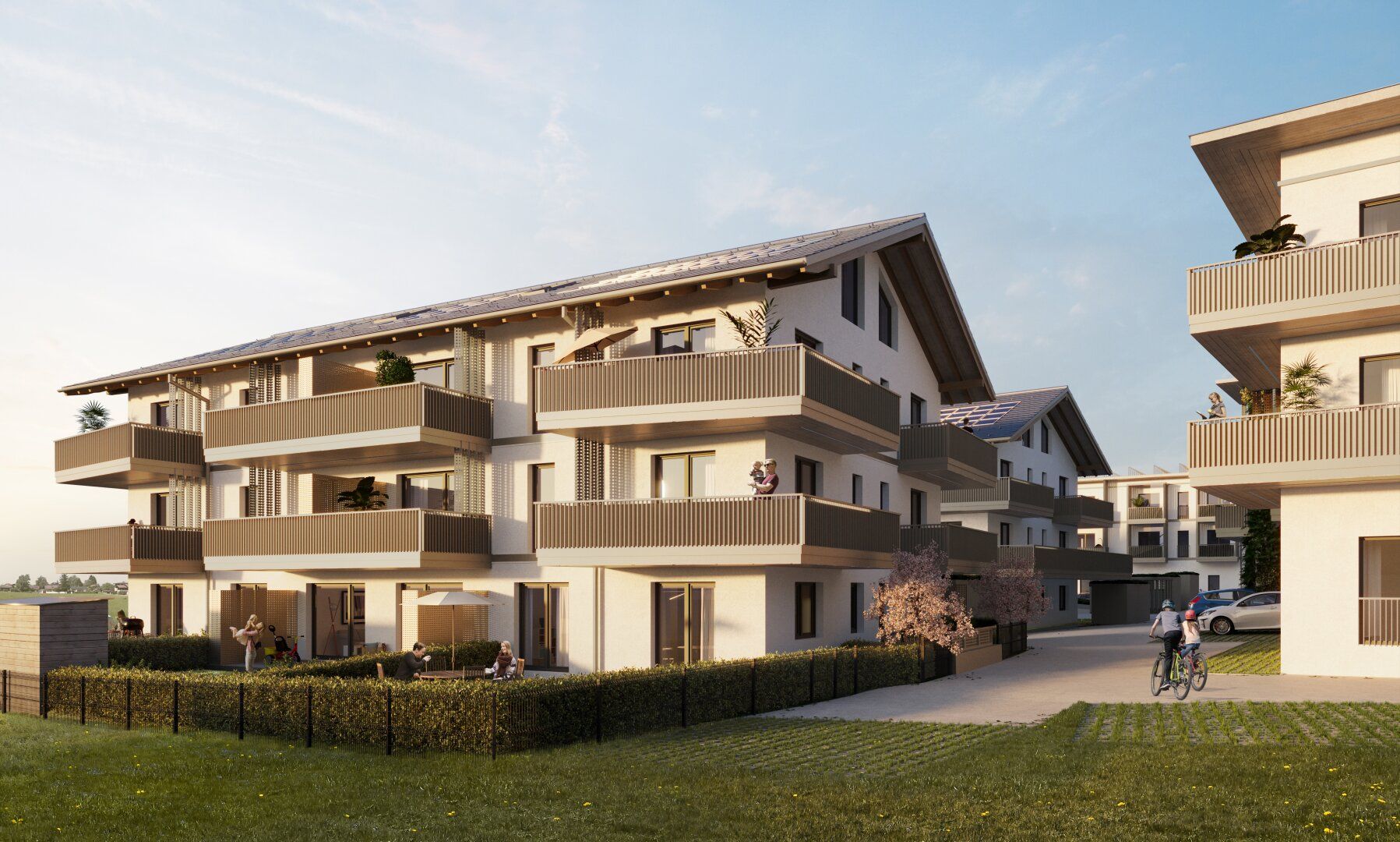 Quartett Strass: 2 Zimmer Gartenwohnung WH 2/Top 2