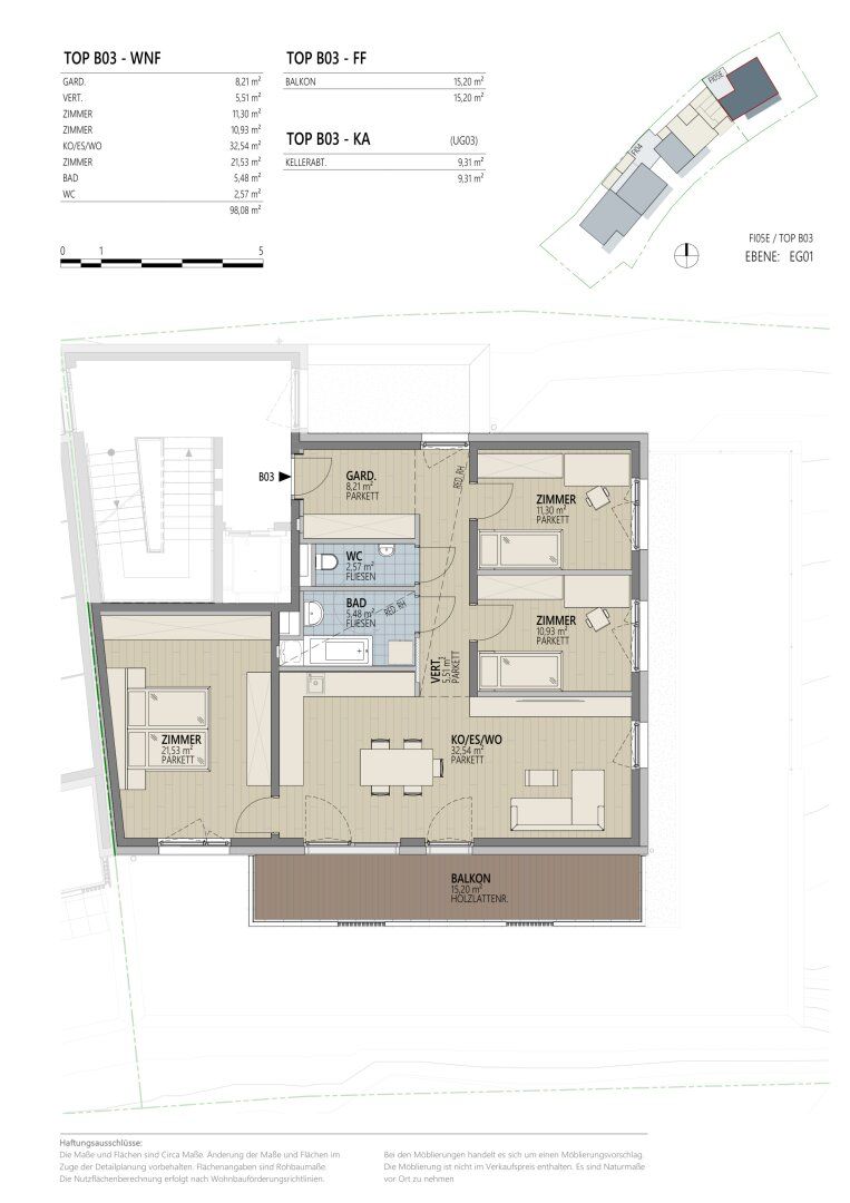 Wohnung – Fiss - Ansicht 2