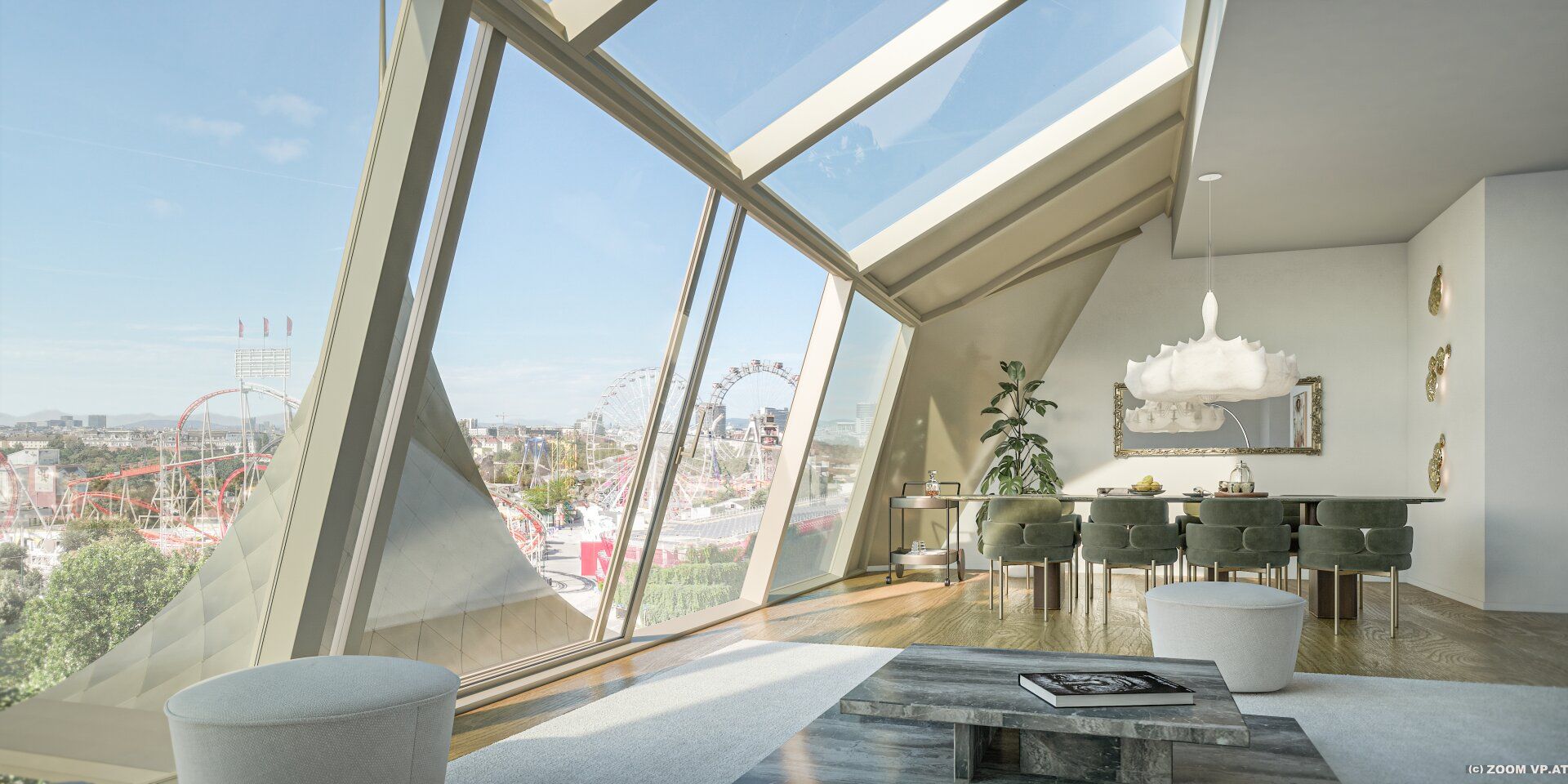 MAISON 29 - L'art de vivre | Sonnige Südwohnung im 1. Dachgeschoß mit Blick über den Prater! - Ansicht 5