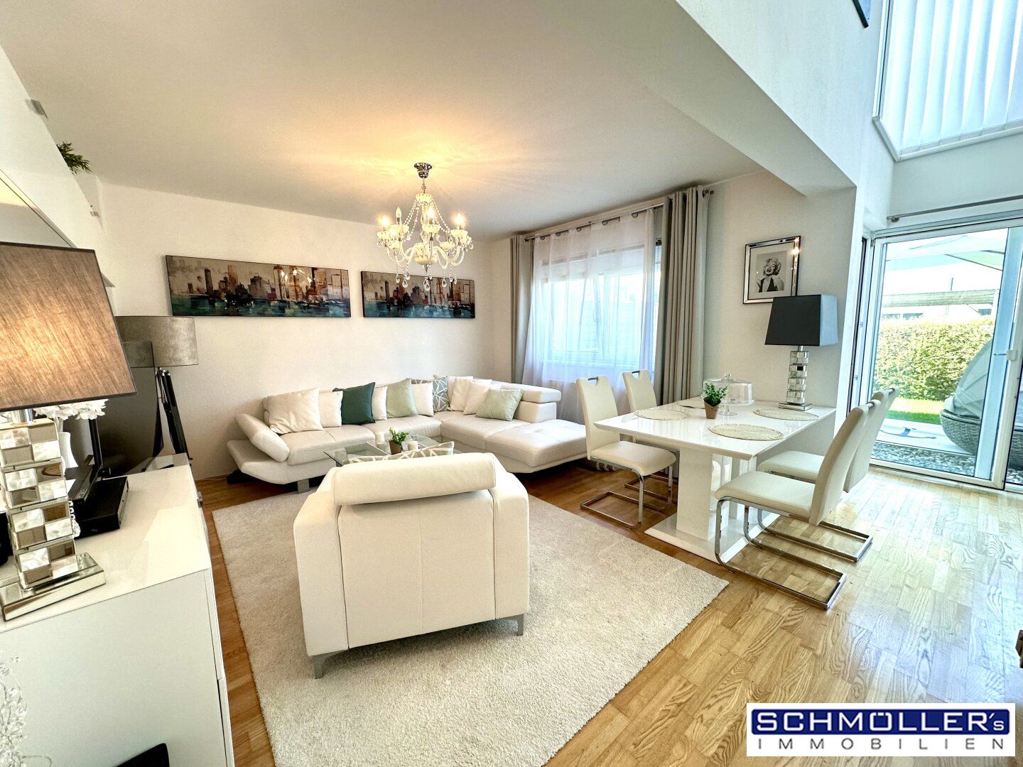 Stylisch & modern! 3 Zimmer Garten-Galerie-Wohnung über 2 Ebenen