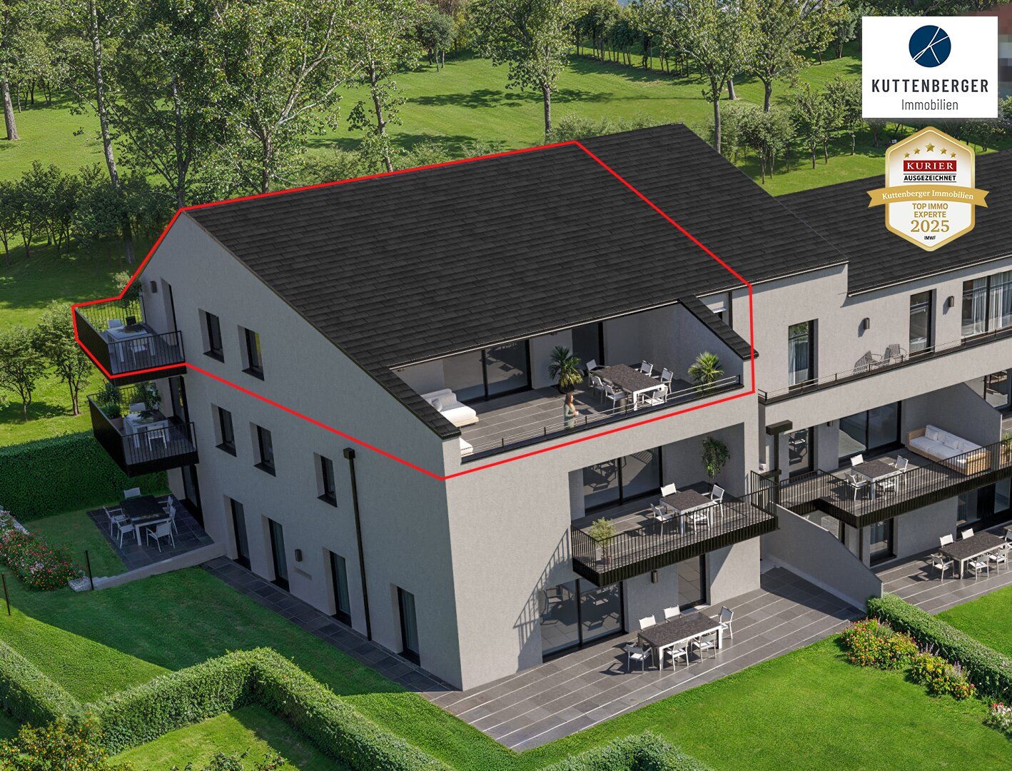 Großzügige Dachgeschoßwohnung mit Terrasse & Balkon (Top 10) - Projekt 