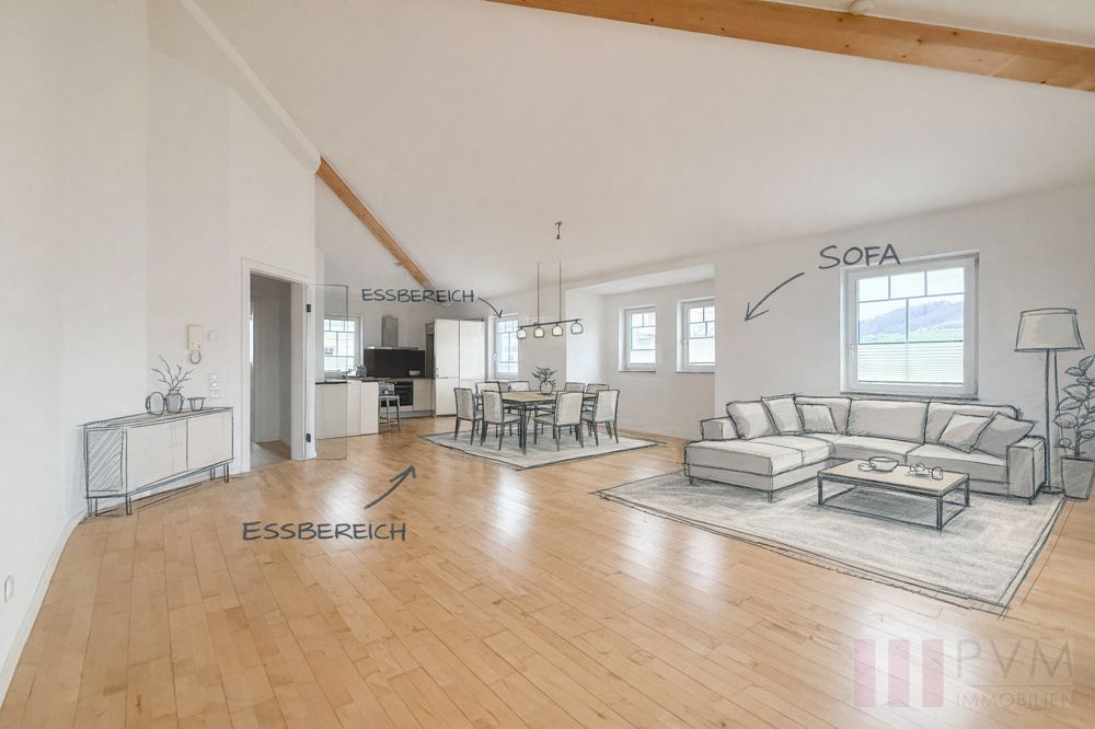 ELSBETHEN: 134 M² WOHNTRAUM 4 ZIMMER // DACHTERRASSE 2 STELLPLÄTZE - View 2
