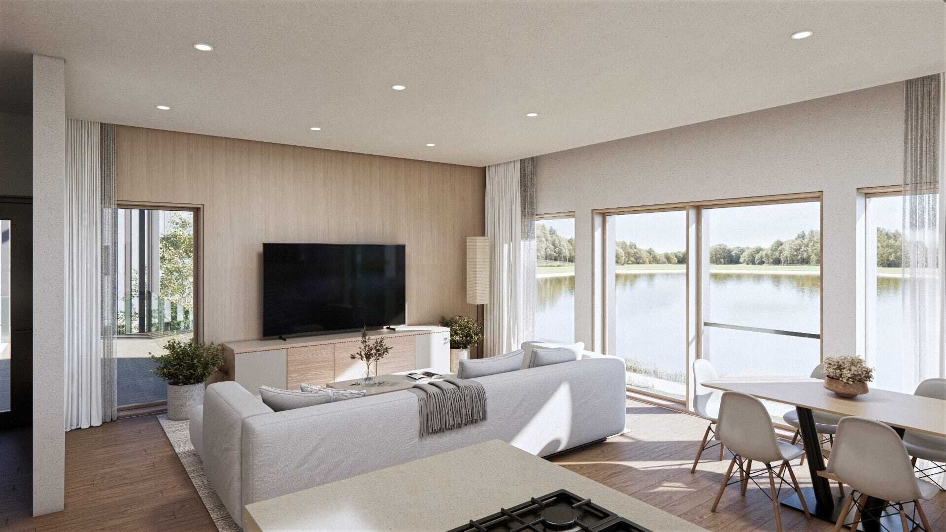 Seesuiten Lanzenkirchen - Panoramasuite Duplex 9: 4-Zimmer-Maisonette mit Luxus Terrasse