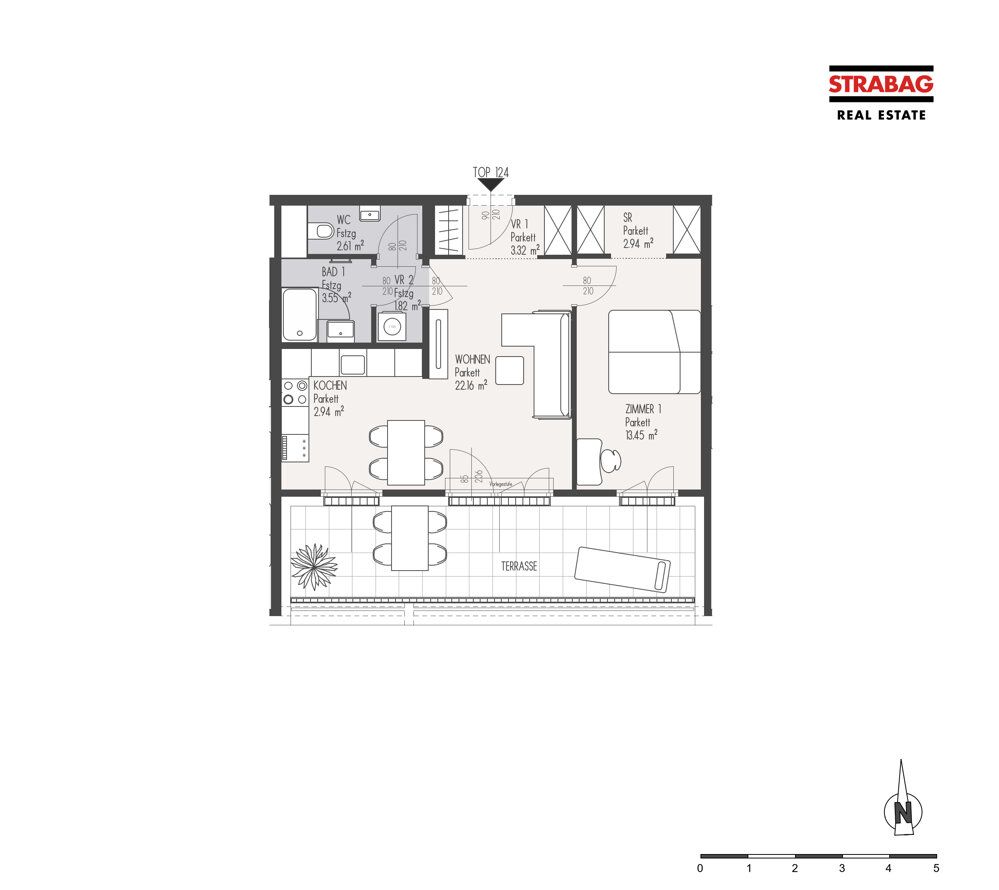 Wohnung – Wien, Neu-Erlaa, Katastralgemeinde Erlaa - Ansicht 2