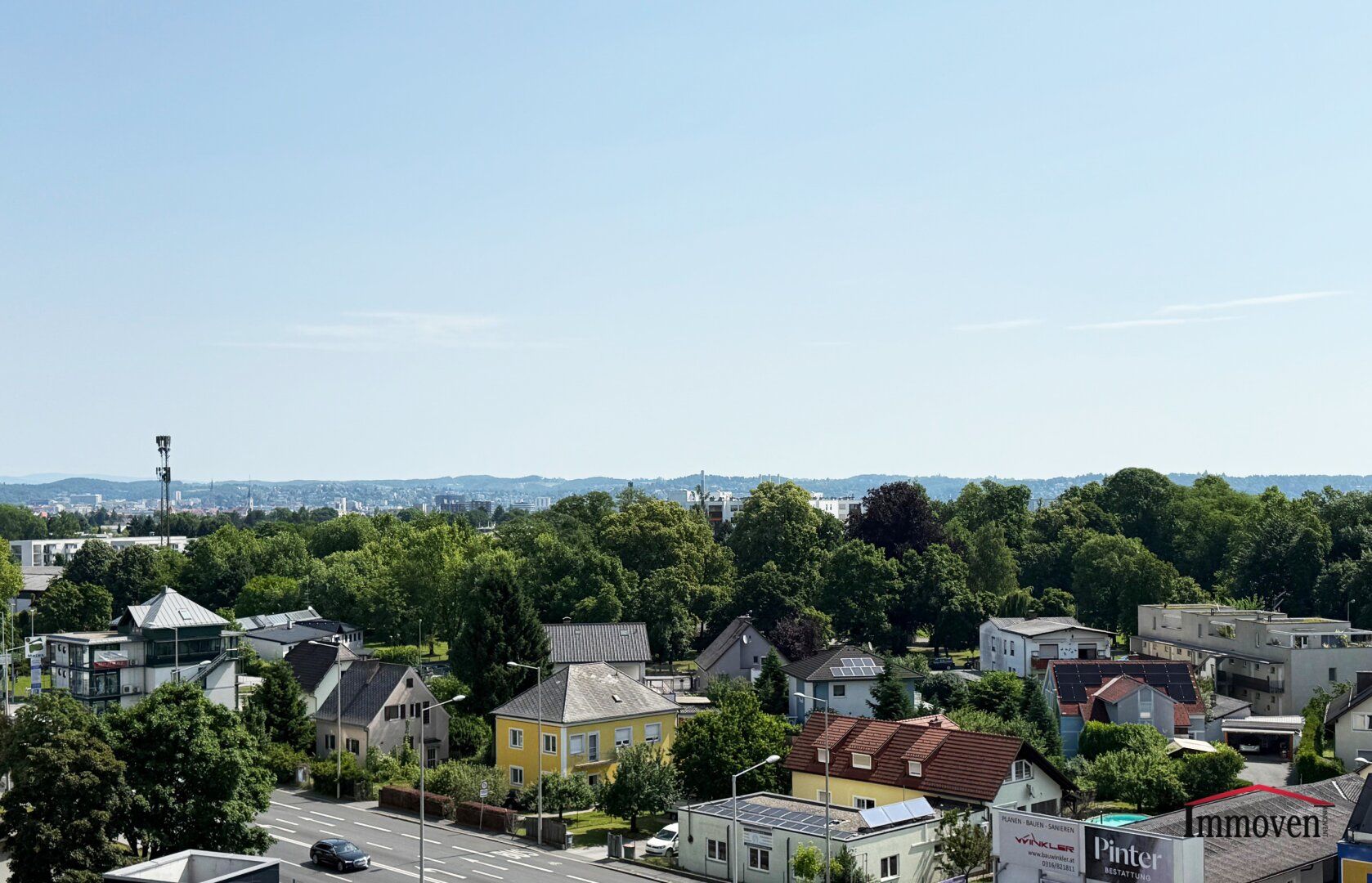 Großzügige 3-Zimmerwohnung mit 2 Freiflächen und einzigartiger Aussicht!